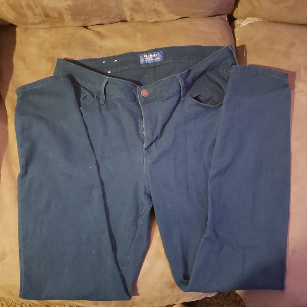 Navy Blue Old Navy Rockstar Skinny Jeans